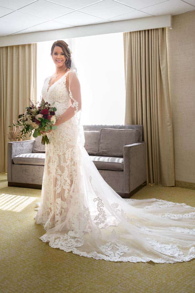 Full Length Bridal Portrait at the ICONA Diamond Beach Wedding.