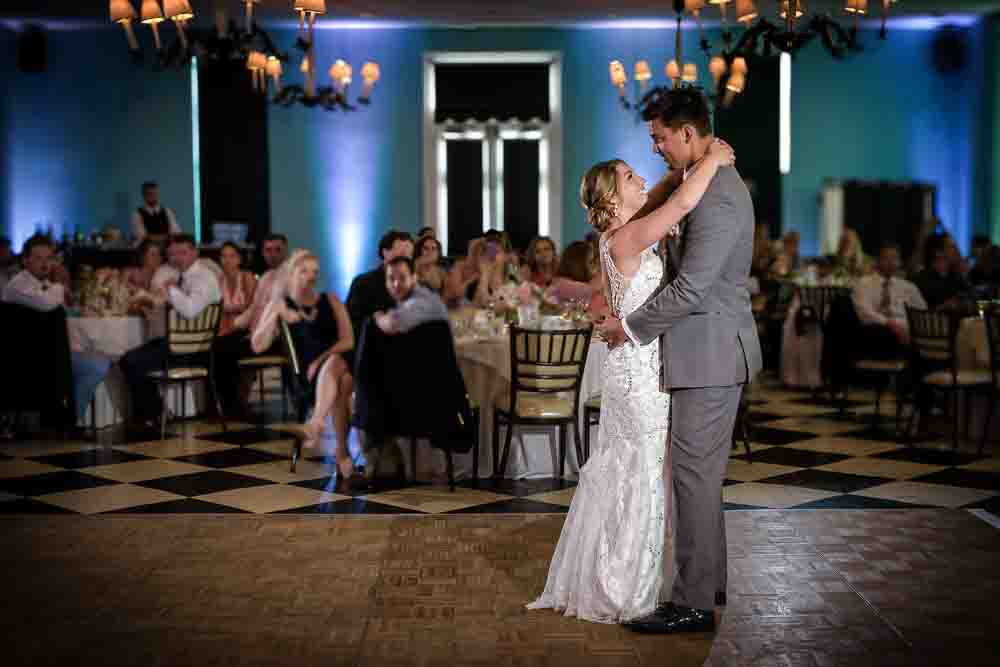 Couples first dance at Congress Hall in Cape May NJ