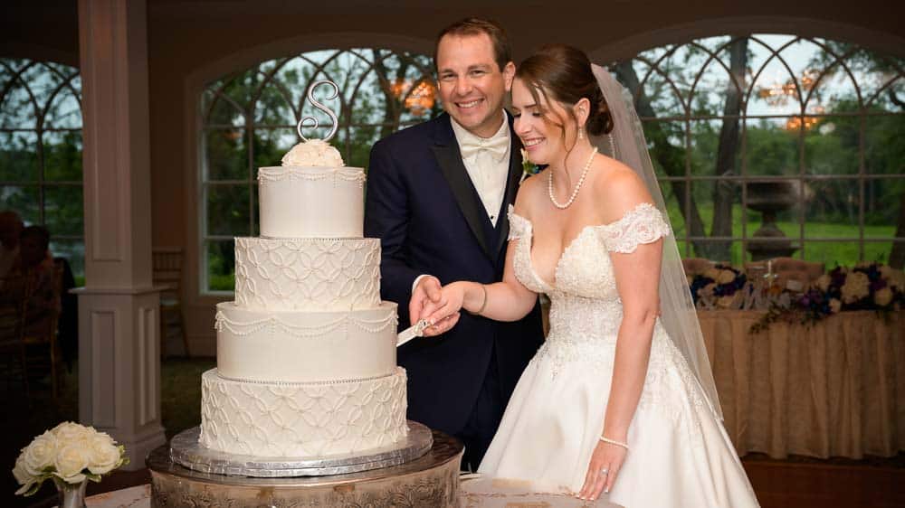 Cake cutting at Bradford Estate