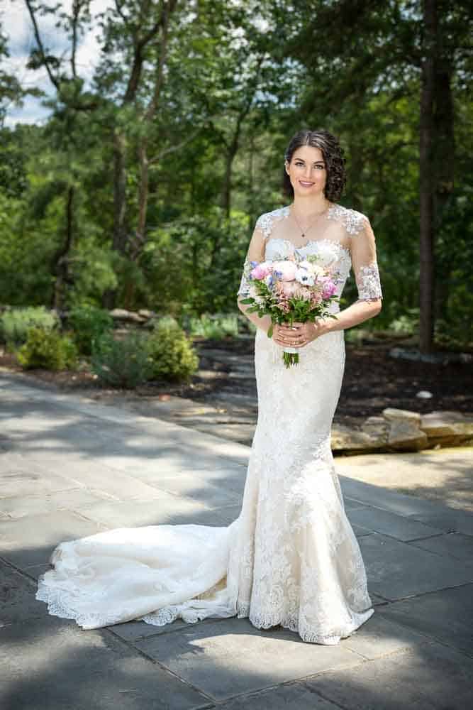 Bridal portrait at Valenzano Winery in Shamong NJ